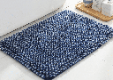 146 Chenille Blue Carpet-Blue