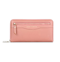 Women's Spring & Summer Pu Leather Solid Color Fashion Square Zipper Long Wallet