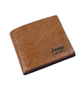 Men's Solid Color Pu Leather Open Wallets