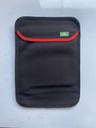 12 inch Laptop inner Pouch Bag/Case Pouch Reversible (12" Black and Red)  