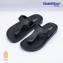 Goldstar Vida NED-6002 Men's Black Slippers | Comfort Thong Sandals