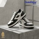 Goldstar Lior-02 Men's Court Sneakers – White/Black Low-Top Casual Shoes