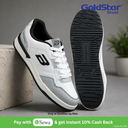 Goldstar Lior-04 Casual Lace-Up Sneakers for Men – Retro Streetwear Walking Shoes (Grey/Black)
