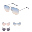 Twin-beam & Half-framed Men's Sunglasses