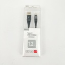 CC 1.2 Metre Type-C Charging Cable 2.4A