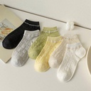 Women's Soft Cotton Ultra Thin Mesh Ankle Socks-24SY-2218