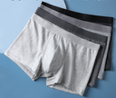 Men Panties Solid Color Mid-Rise Shorts Underwear 3D Cutting Elastic U-Convex Shorts Briefs Soft Breathable Underpants