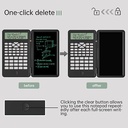 Protable Foldable Calculator Notepad 2 in 1 LCD 