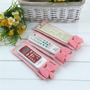 Wholesale Bow Pink Bear Fabric Remote Control Cover