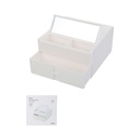 Tissue Box with Toothpick-holder(White)