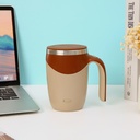 Portable Electric Magnetic Rechargable Rotating Coffee Cup