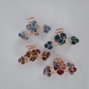 Transparent  Blossom Hair Clips