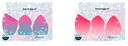 Miniso Colorful Series Gradient Color Makeup Sponges Set (3 pcs)