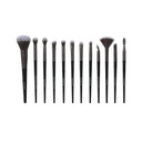 Miniso Premium Classic Makeup Brush Set (12 pcs)(Black)