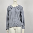 Yf Round Neck Plain Tops S6017