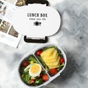 Black and White Series Bento Box (650mL)