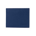 Men?s Casual Cross Pattern Short Wallet(Blue)