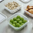 Colorful Square Food Storage Containers (400mL, 3 pcs)