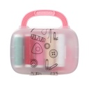 Sewing Accessories Organizer with Handle (Pink)