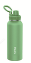 Solid Color Handheld Stainless Steel Water Bottle 1.4L(Green)