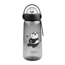 We Bare Bears Collection Plastic Cool Water Bottle with Decoration (600mL)(Panda)