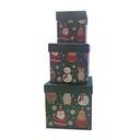 Christmas Series Quadrate Gift Box (3 Assorted Sizes)