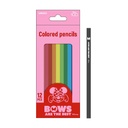 Disney 100 Smile Faces Collection Colored Pencil (12 Pcs, Minnie)