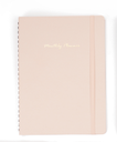 Monthly Plan Wirebound Book (80 Sheets)(Pink)