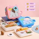 Elephant Square Lunch Box (Plastic) 1590Ml+70Ml