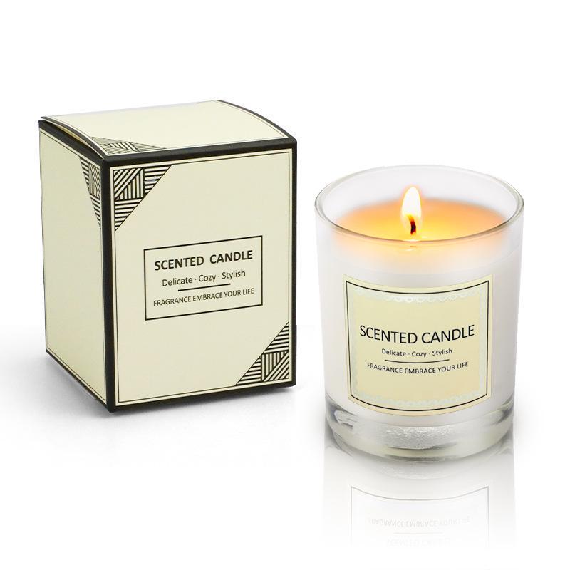 Lovely Rectangle Glass Scented Candle 50G