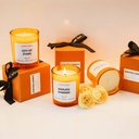 Orange Glass Candle100G