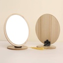 MJ22 Oval wood mirror